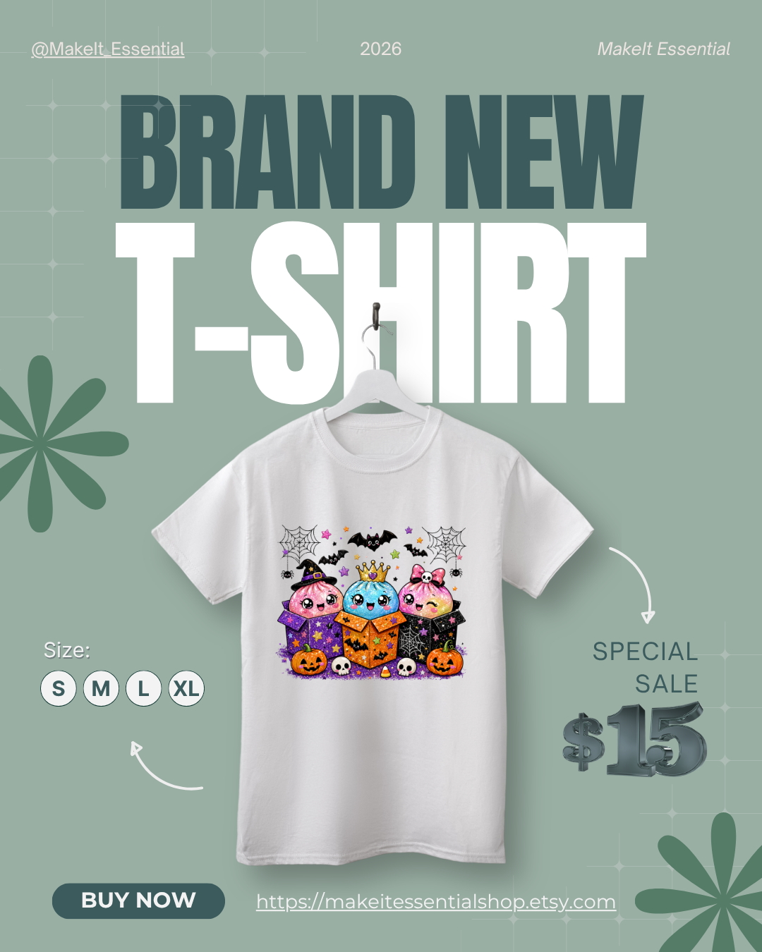 Kids Halloween T-Shirts| Cute Dumpling Designs| Spooky Season T-Shirt| Colorful Halloween Graphic Tee