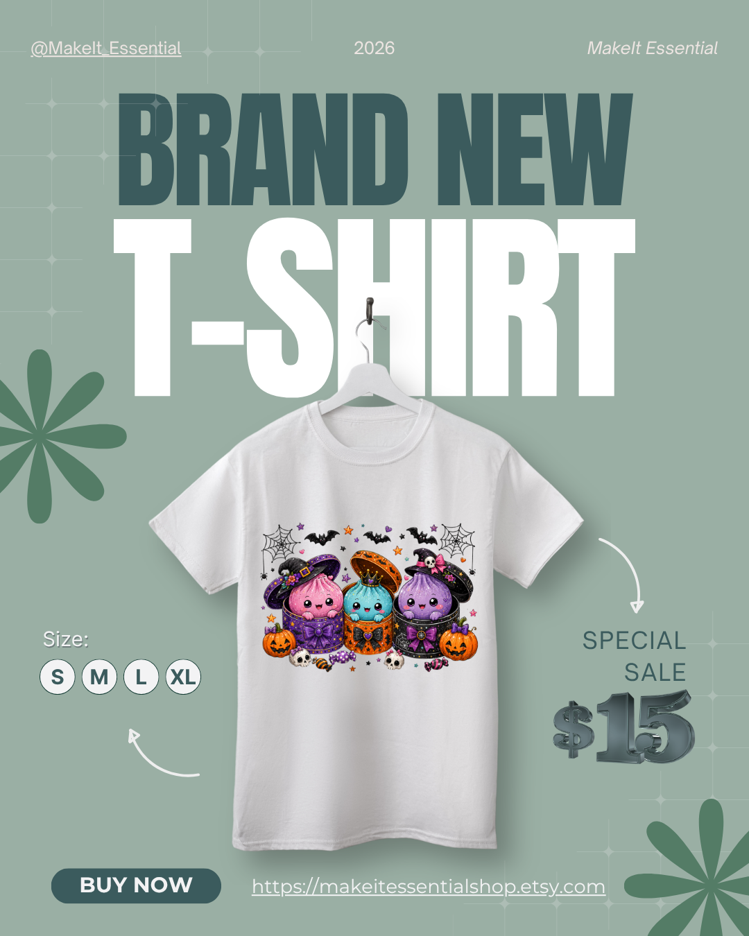 Kids Halloween T-Shirts| Cute Dumpling Designs| Spooky Season T-Shirt| Colorful Halloween Graphic Tee
