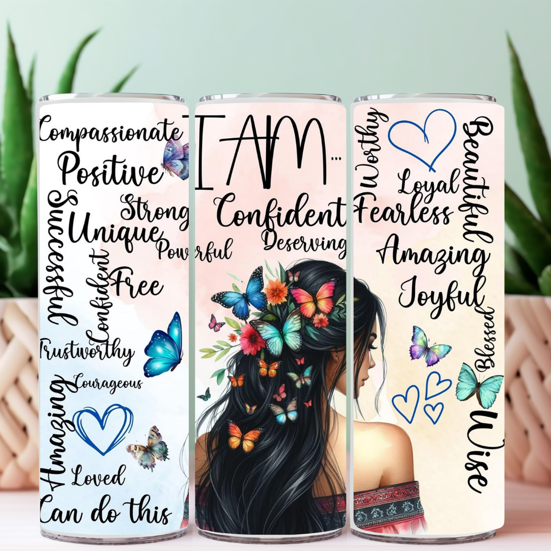 Christian Faith 20 oz Sublimation Tumbler | Positive Affirmation Collection