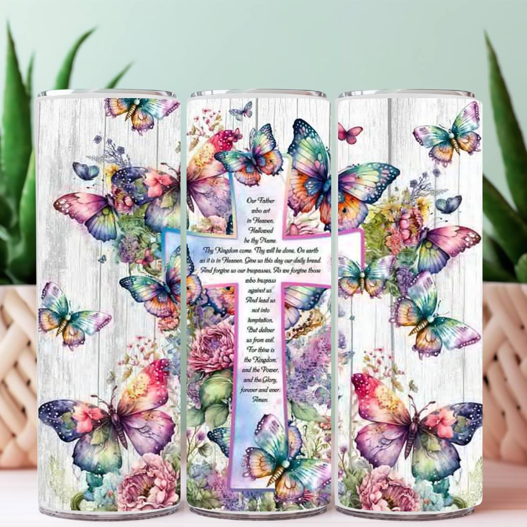 Christian Faith 20 oz Sublimation Tumbler | Positive Affirmation Collection