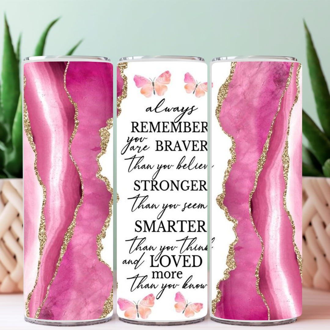 Christian Faith 20 oz Sublimation Tumbler | Positive Affirmation Collection
